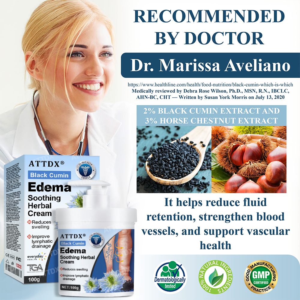 ATTDX® Black Cumin Edema Soothing Herbal Cream 3 -👩⚕️Doctor-Endorsed Herbal Formula