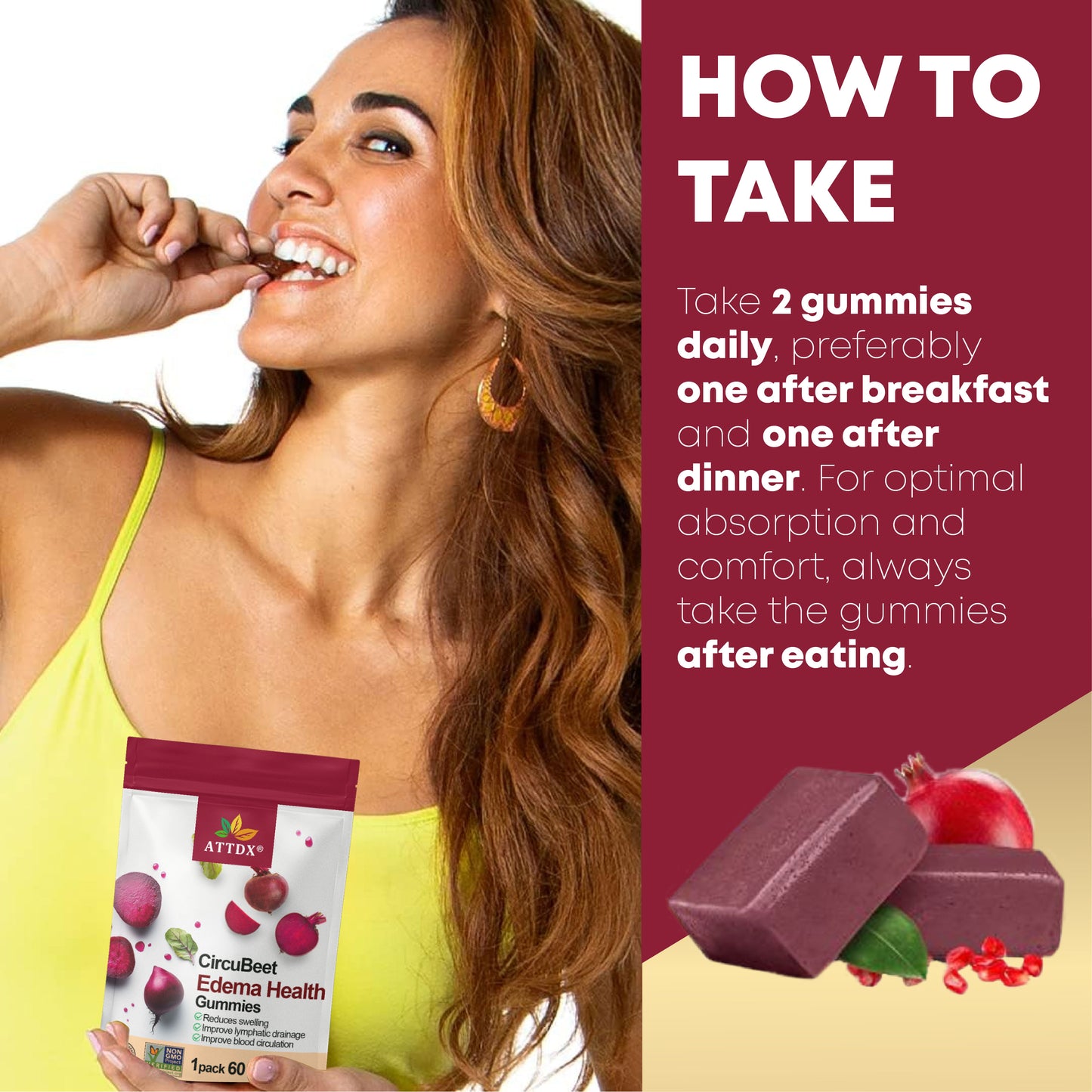 ATTDX® CircuBeet Edema Health Gummies