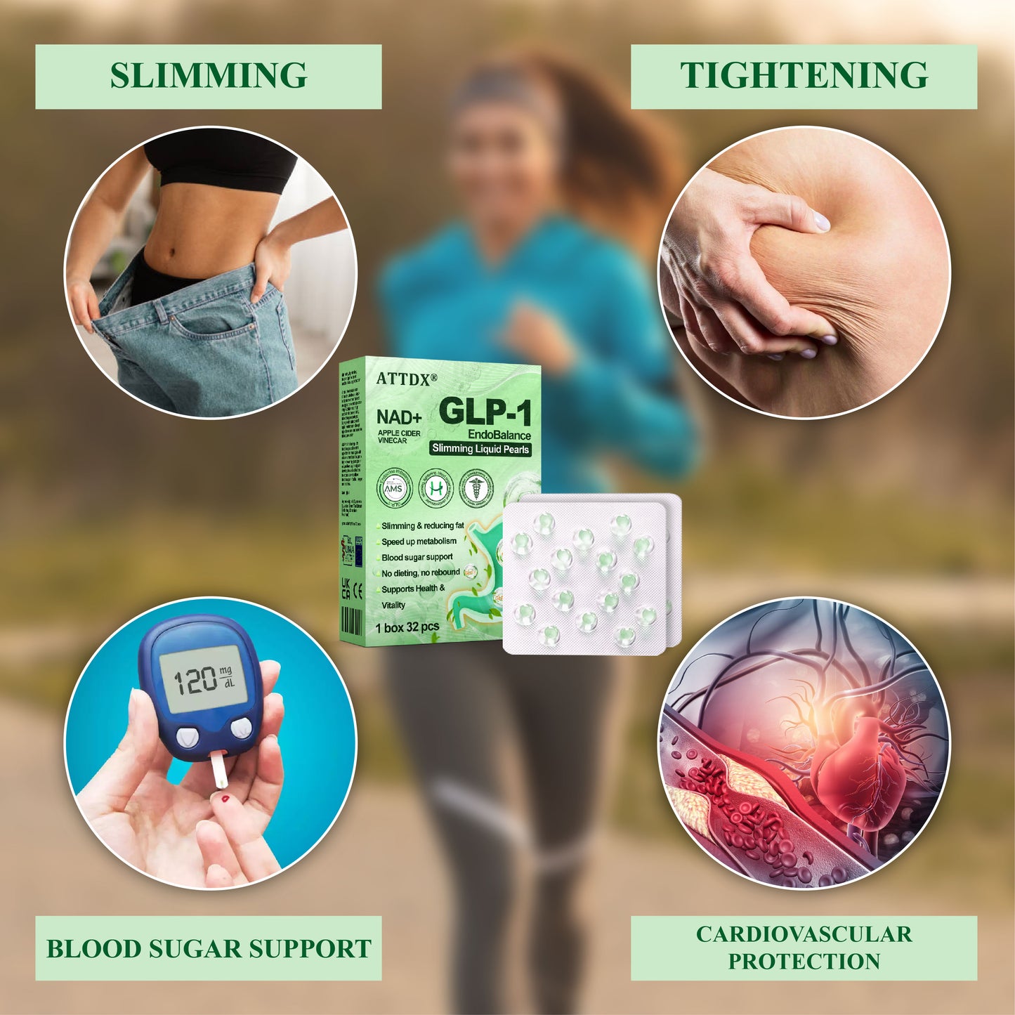 ATTDX® EndoBalance GLP-1 Slimming Liquid Pearls