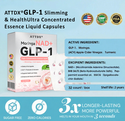 ATTDX® GLP-1 Slimming & Health Ultra Concentrated Essence Liquid Pearls