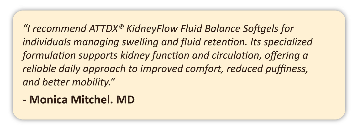 ATTDX KidneyFlow Fluid Balance Softgels 12