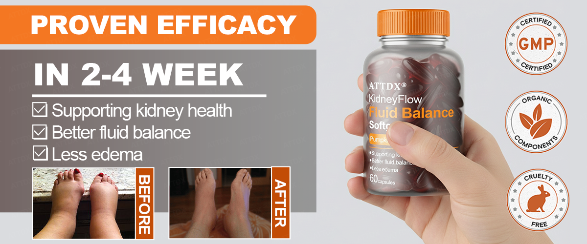 ATTDX® KidneyFlow Fluid Balance Softgels 30 ATTDX® KidneyFlow Fluid Balance Softgels