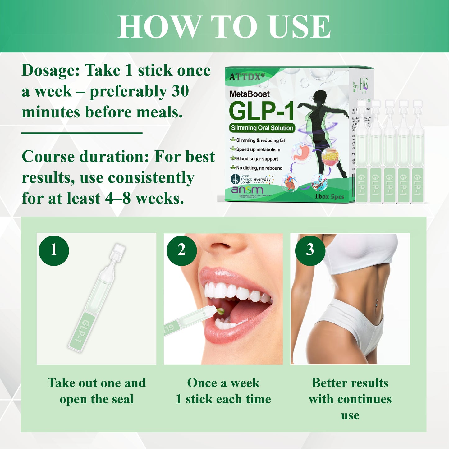 ATTDX® MetaBoost GLP-1 Slimming Oral Solution 2